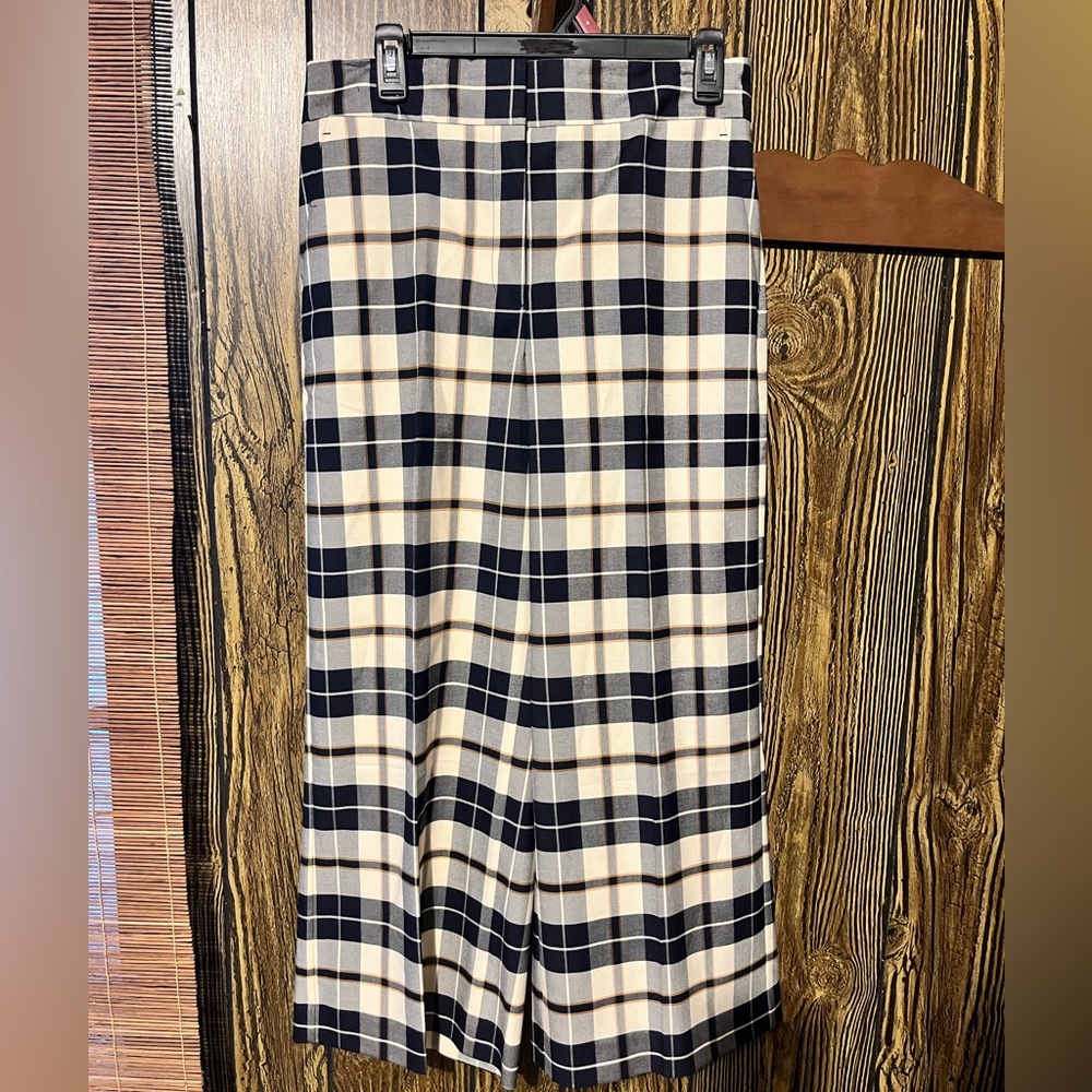 Ann Taylor Plaid Black and White Women's Pants